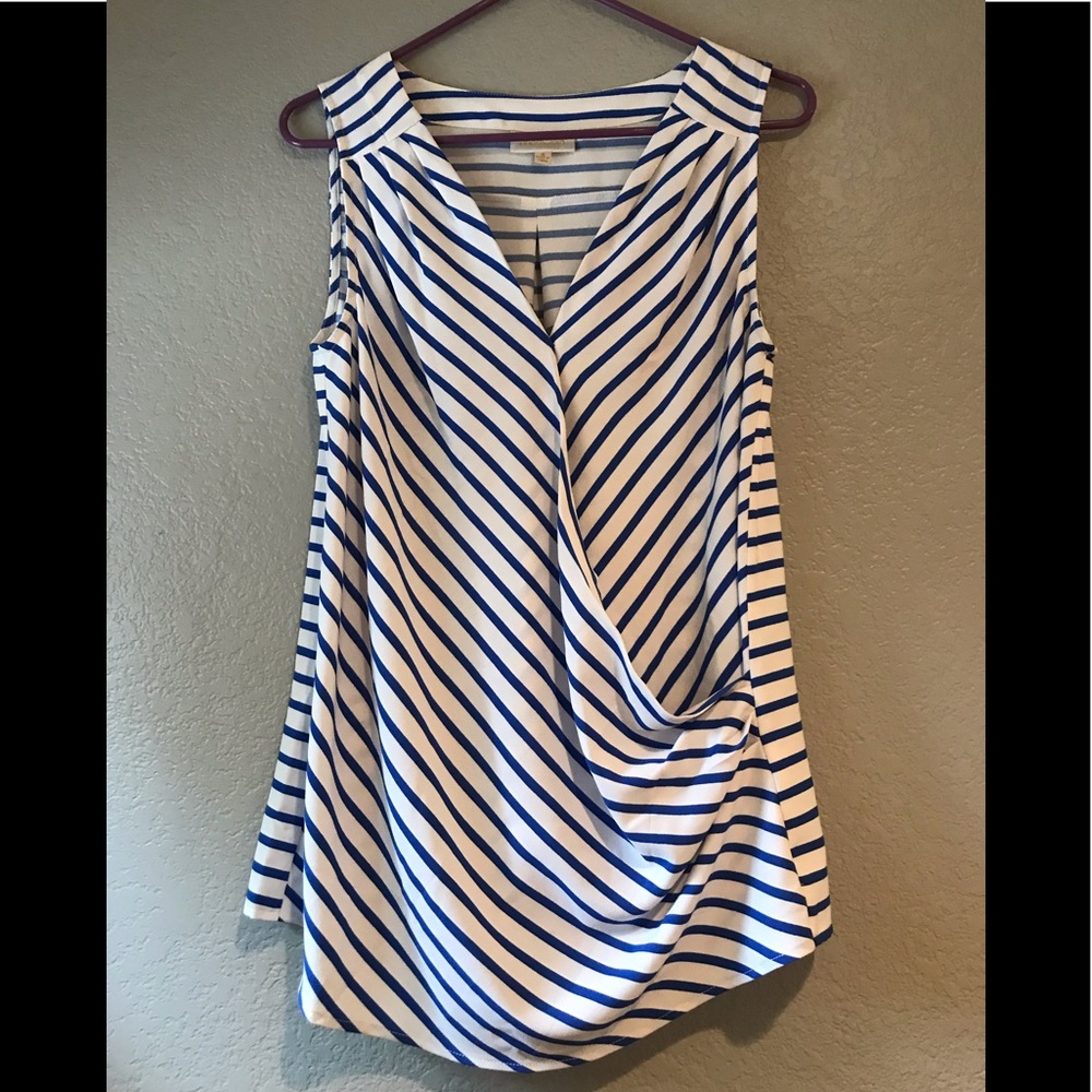 Mod Cloth Faux Wrap Top